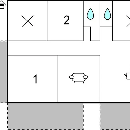 公寓 In With Kitchen *